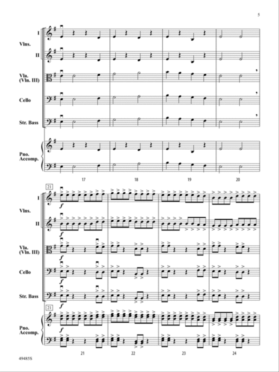 Dynamic Duo: Score String Orchestra scores gallery preview page 5