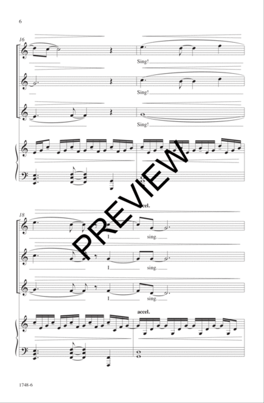 The Gift To Sing The Gift To Sing SSA scores gallery preview page 7
