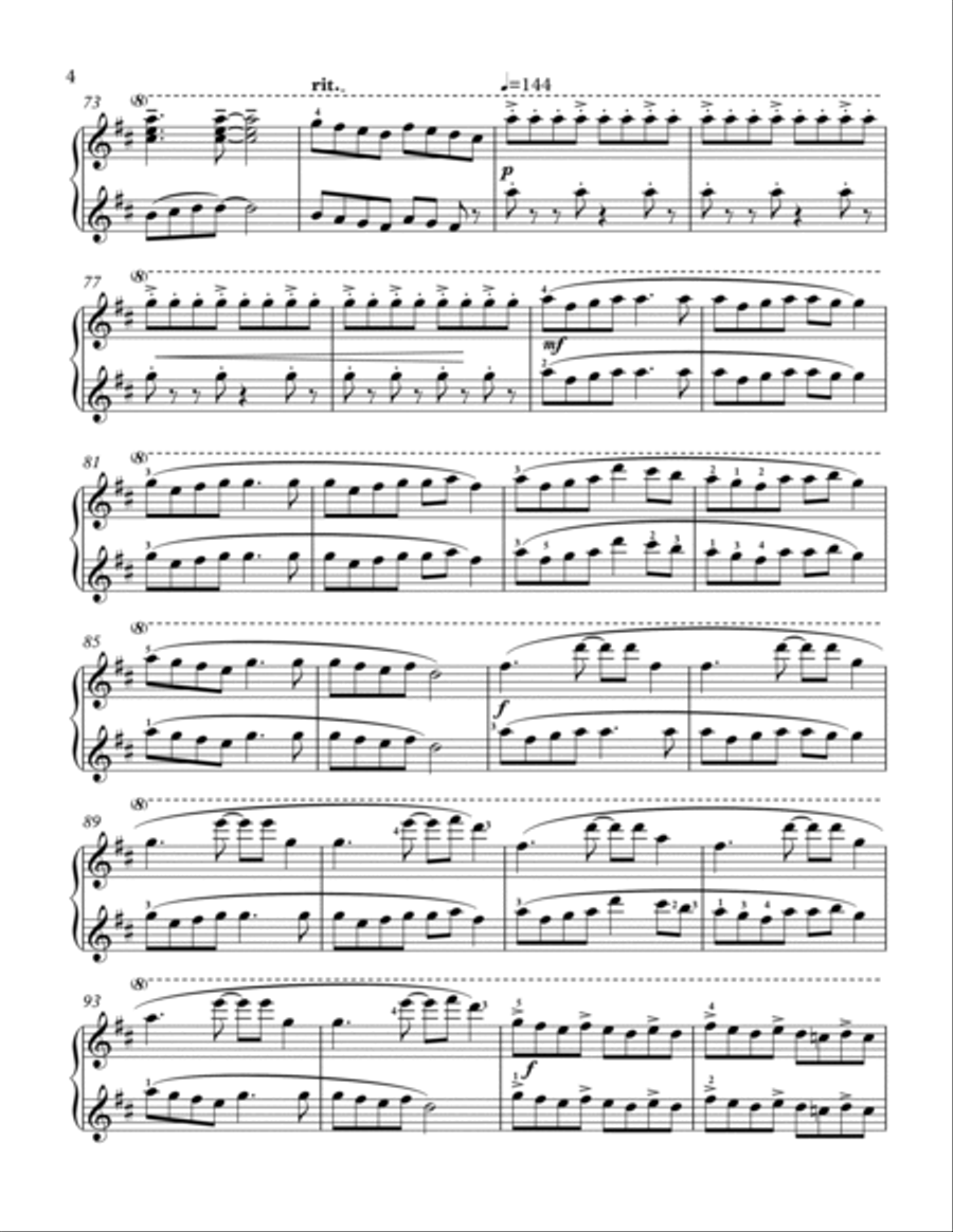 Music is for Life! Piano scores gallery preview page 4