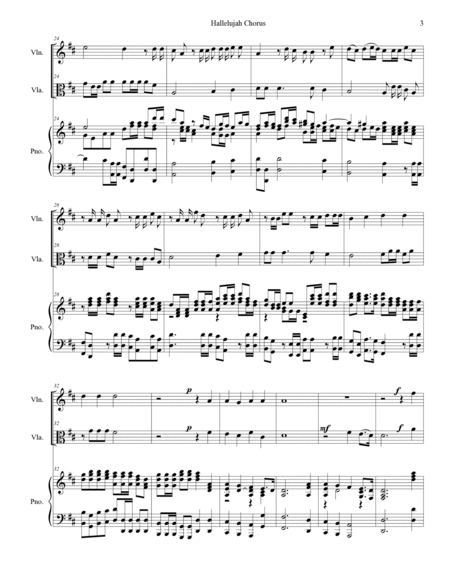 Hallelujah Chorus (Duet for Violin and Viola) image number null