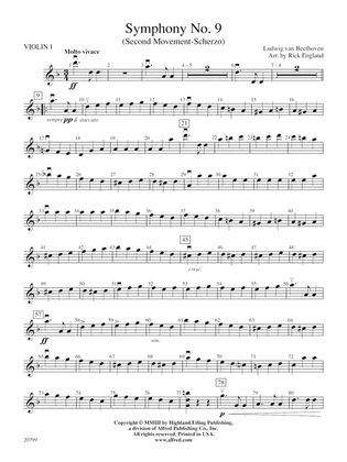 Symphony No. 9 (2nd Movement): 1st Violin