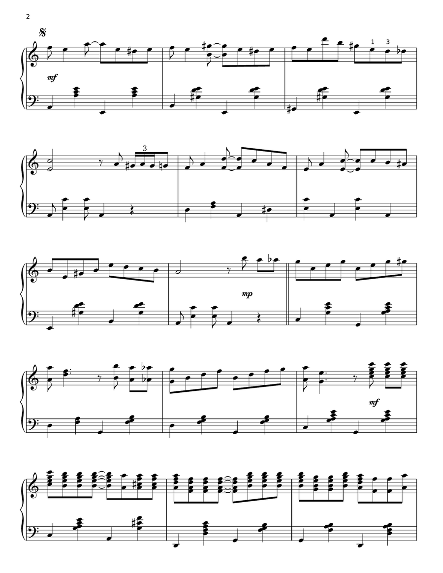 Tico Tico (Tico Tico No Fuba) Piano Solo scores gallery preview page 2