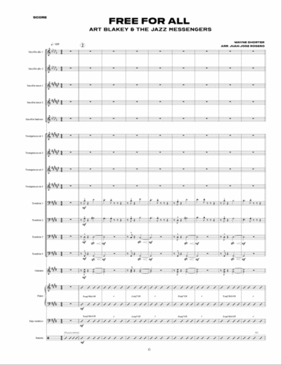 Free For All Jazz Ensemble scores gallery preview page 5
