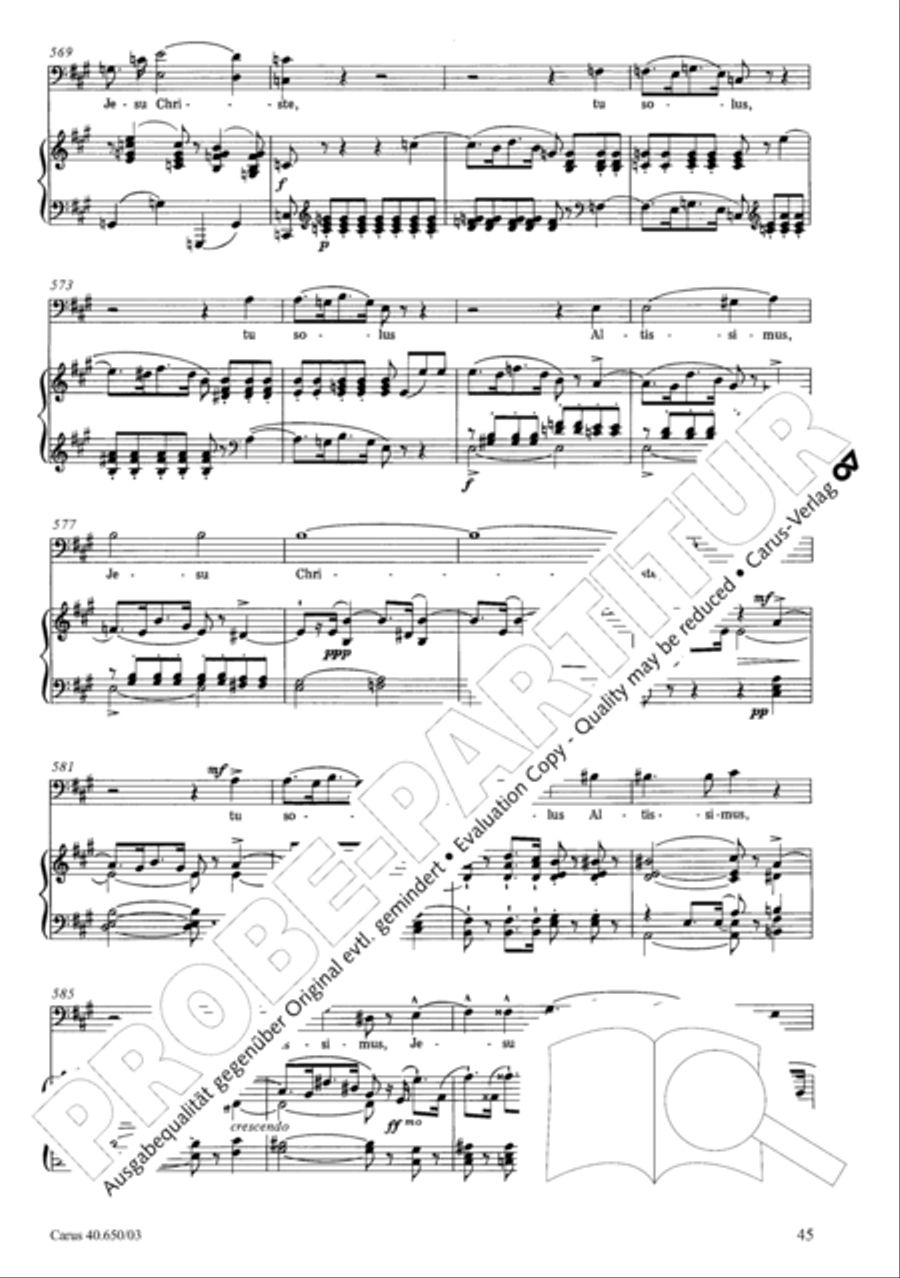 Petite Messe solennelle 4-Part scores gallery preview page 48
