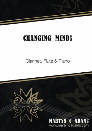Book cover for Changing Minds - Trio (Flute, Clarinet, Piano)