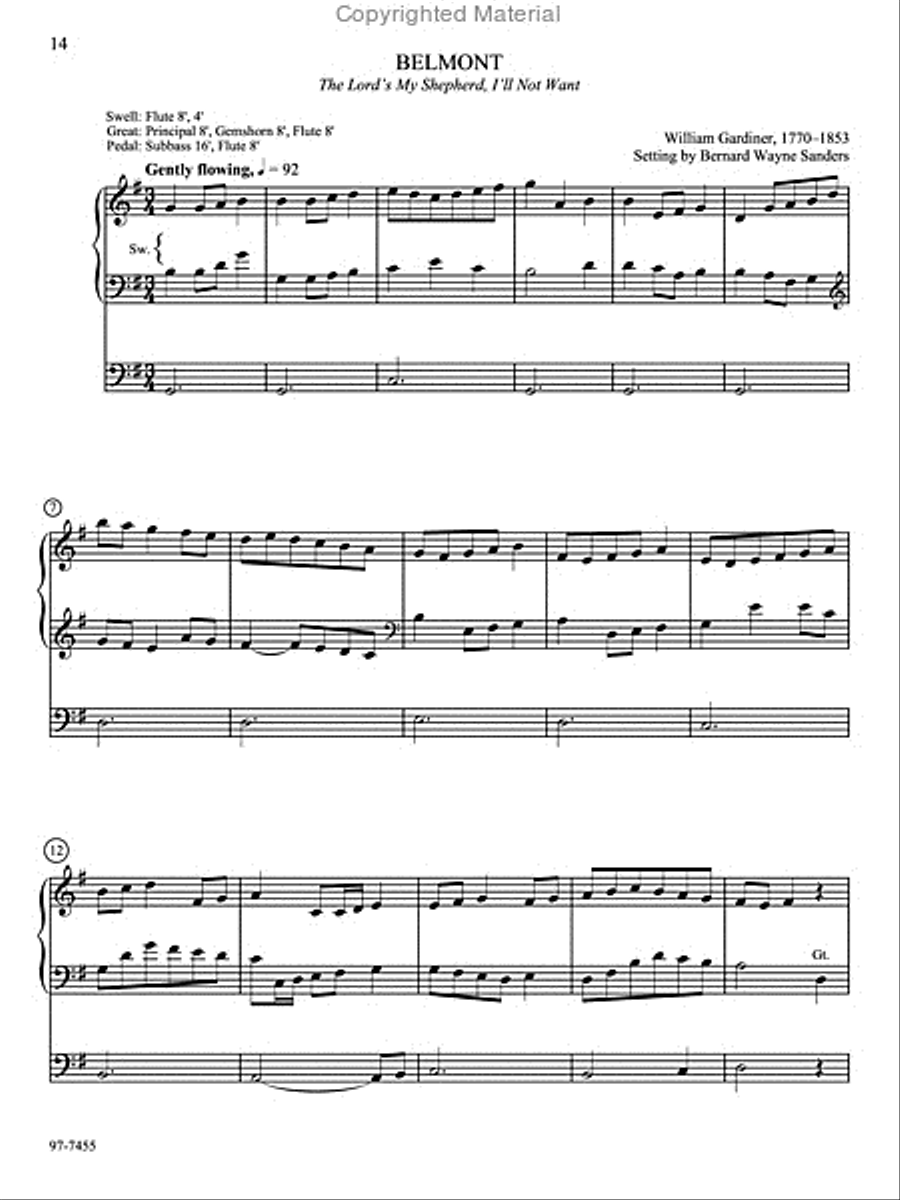 Hymn Prelude Library: Lutheran Service Book, Vol. 2 (BC) Organ scores gallery preview page 5