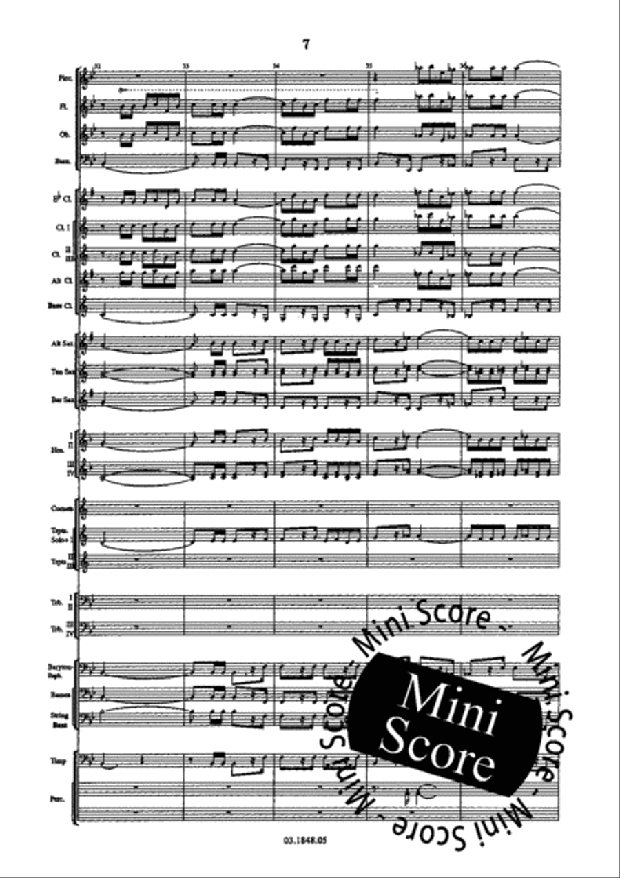 Summa Cum Laude Concert Band scores gallery preview page 13