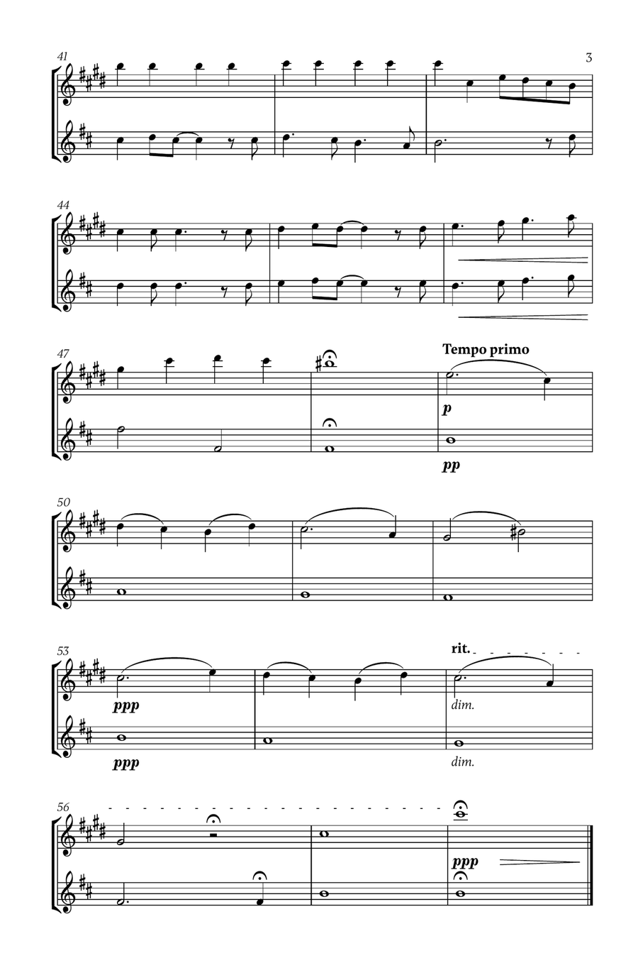 Mary, Did You Know? Mary, Did You Know? Woodwind Duet scores gallery preview page 3