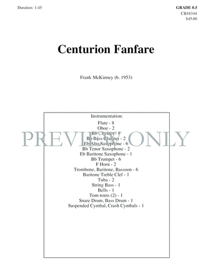 Centurion Fanfare image number null
