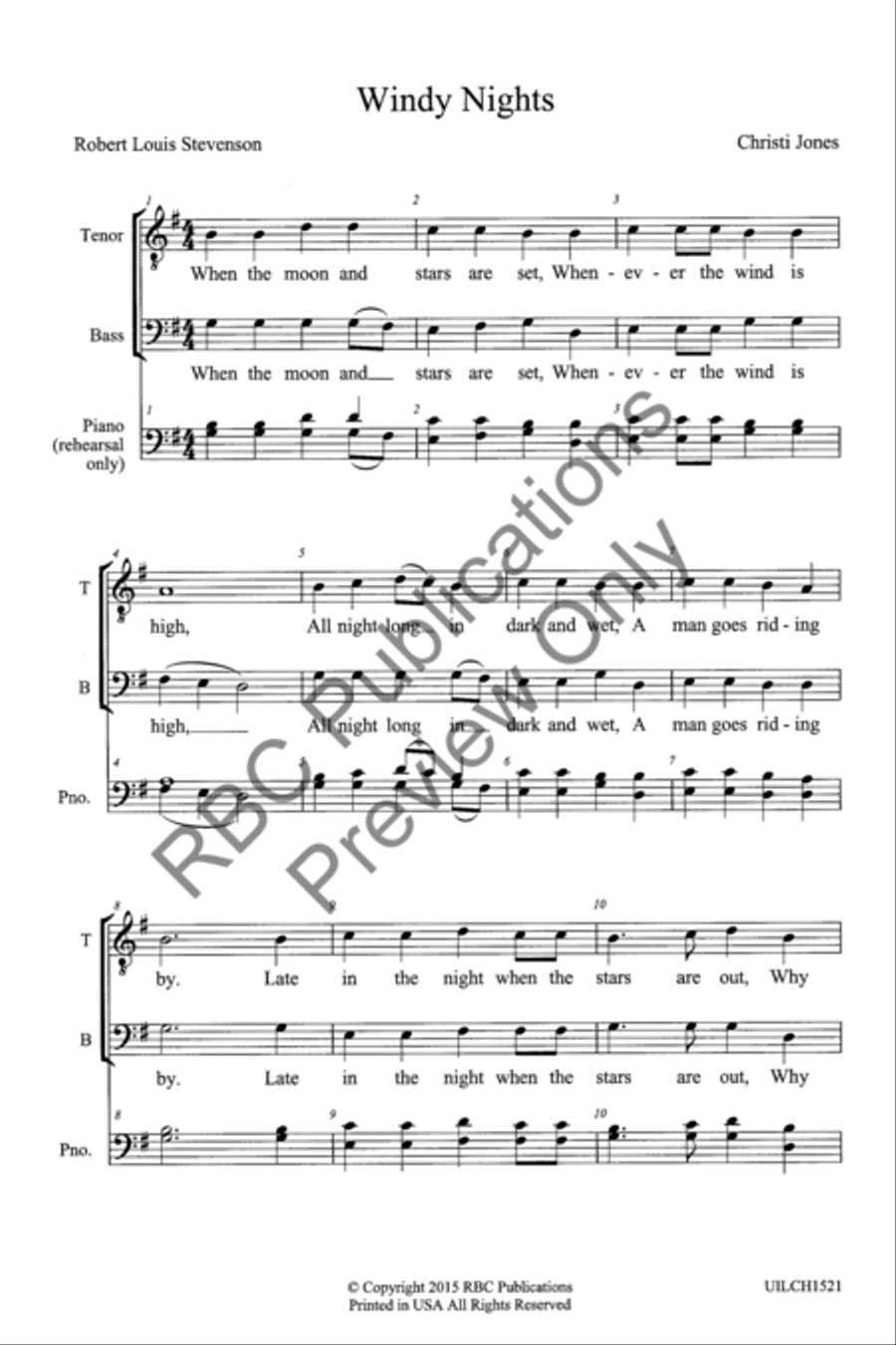 <br>Sheet music extract