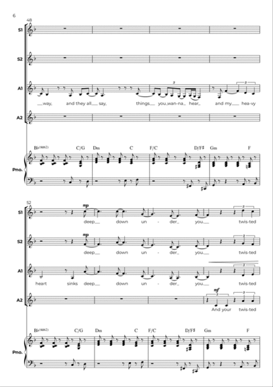 Love Song SSAA scores gallery preview page 6