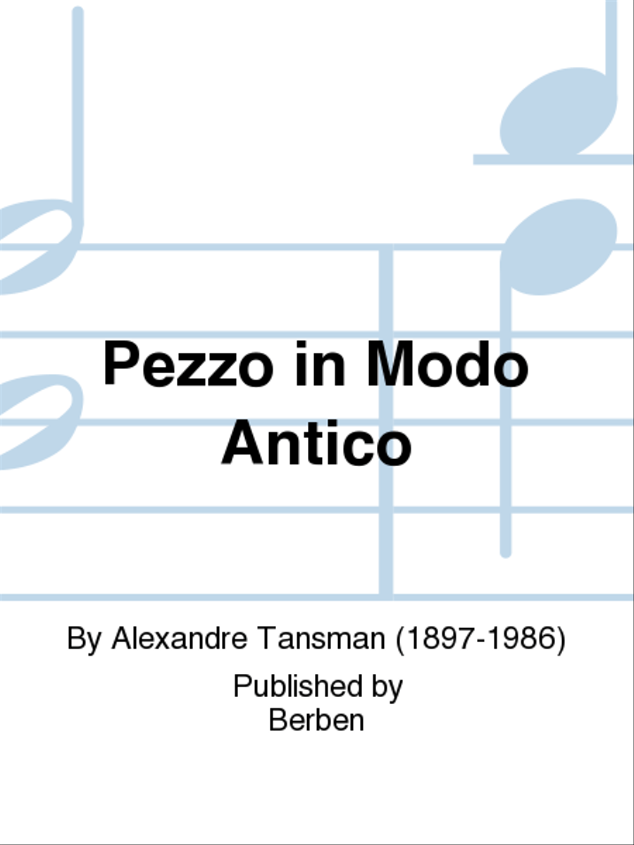 Pezzo in Modo Antico