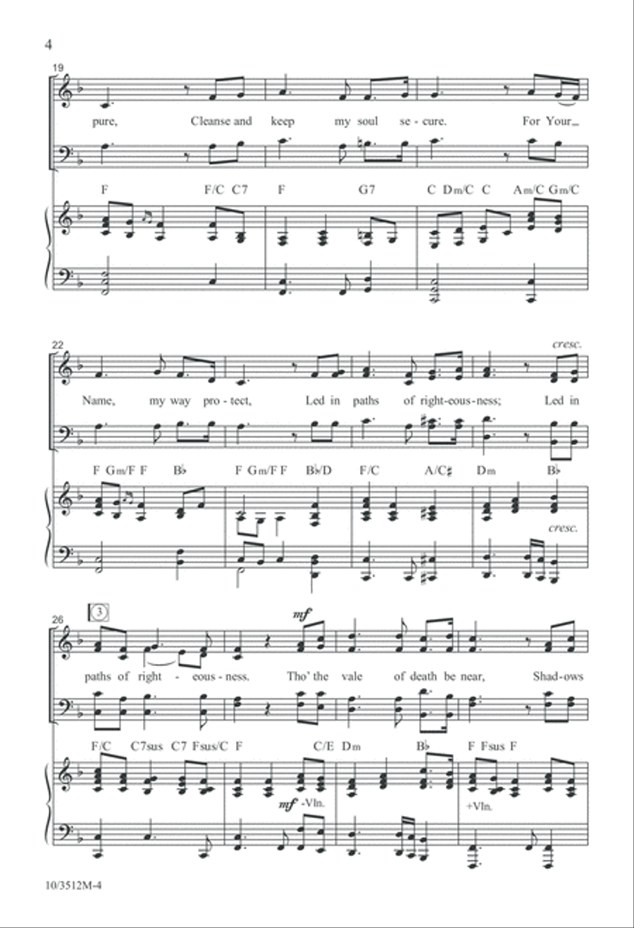Shepherd Psalm 4-Part scores gallery preview page 5