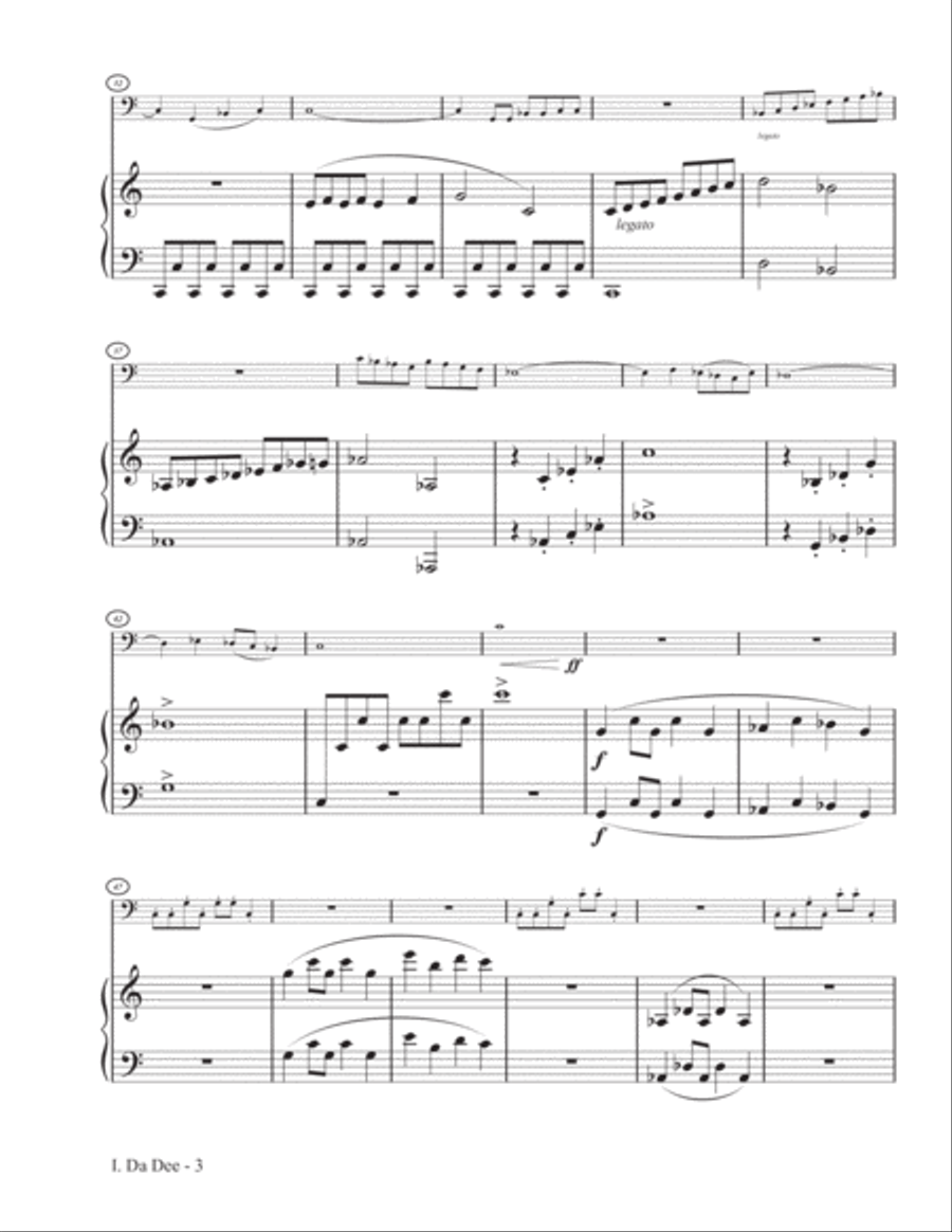 TROMBONE SONATA Piano scores gallery preview page 5
