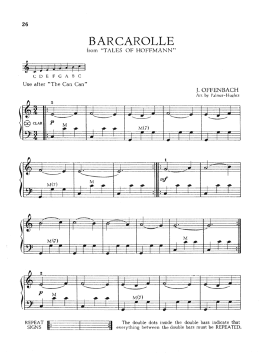 Palmer-Hughes Accordion Course Recital Book, Book 1 Accordion scores gallery preview page 5