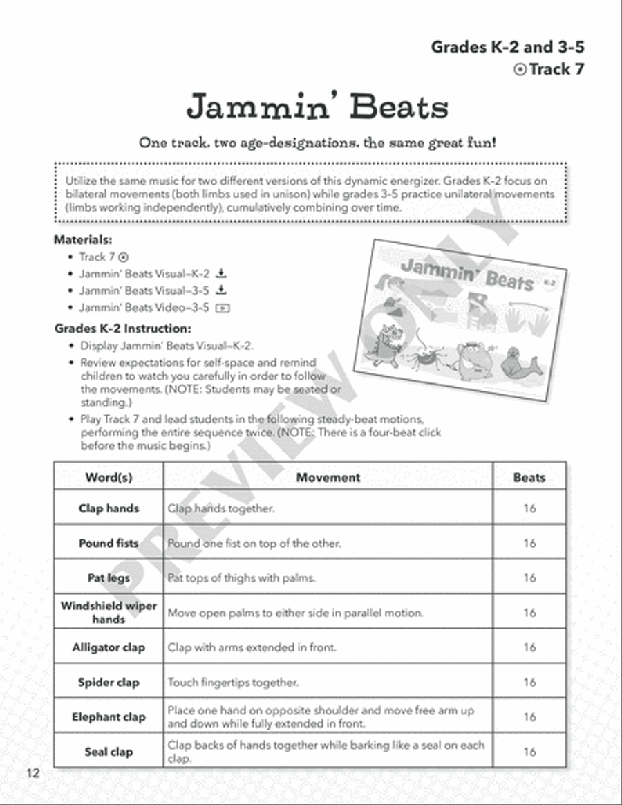 Rhythm and Beats for Hands and Feet CD scores gallery preview page 5
