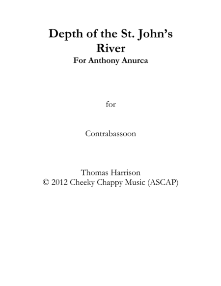 Depth of the Saint Johns River image number null