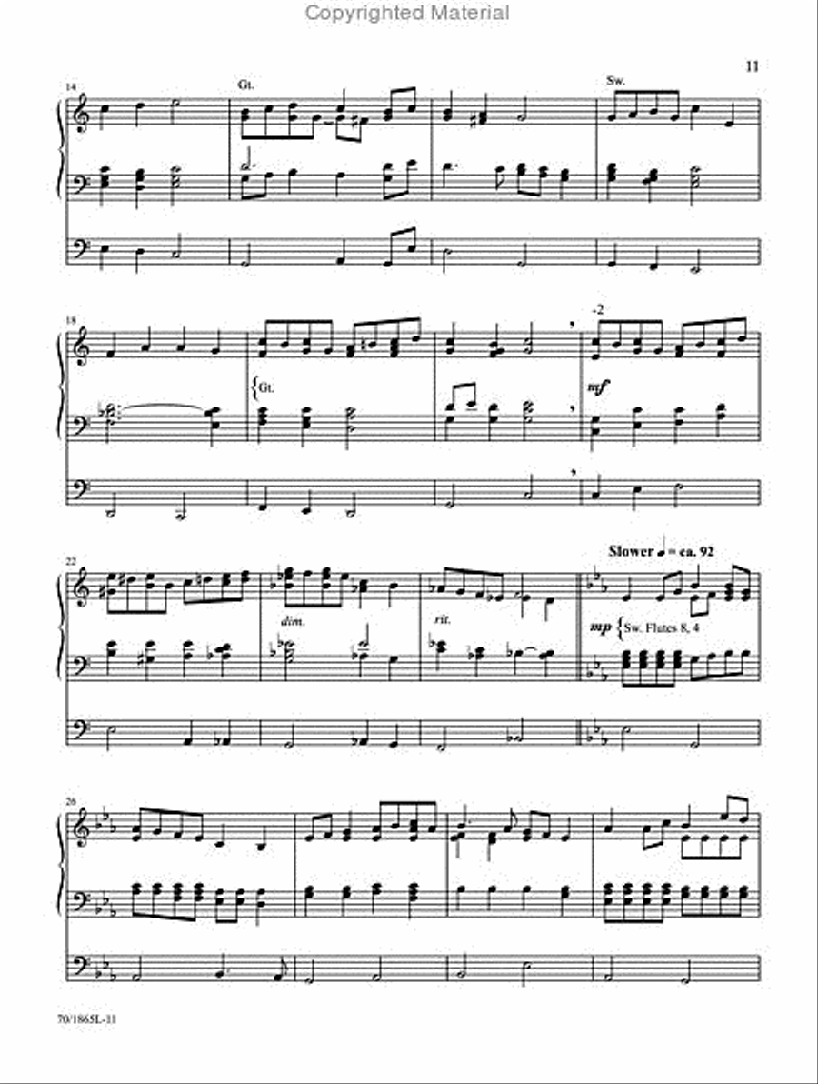 Rejoice, the Lord Is King! Organ Solo scores gallery preview page 3