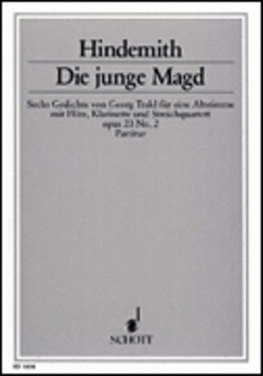 Die junge Magd, Op. 23, No. 2 Flute scores gallery preview page 1