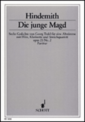 Book cover for Die junge Magd, Op. 23, No. 2