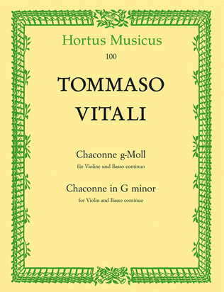 Chaconne for Violin and Basso continuo g minor