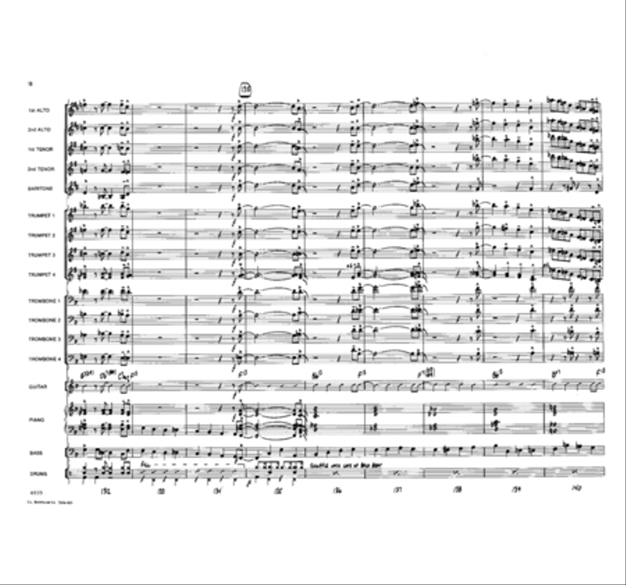 No Scuffle Shuffle Jazz Ensemble scores gallery preview page 18