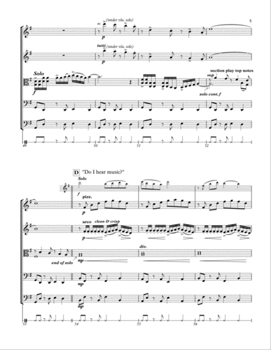Para la fiesta! Para la fiesta! String Orchestra scores gallery preview page 5