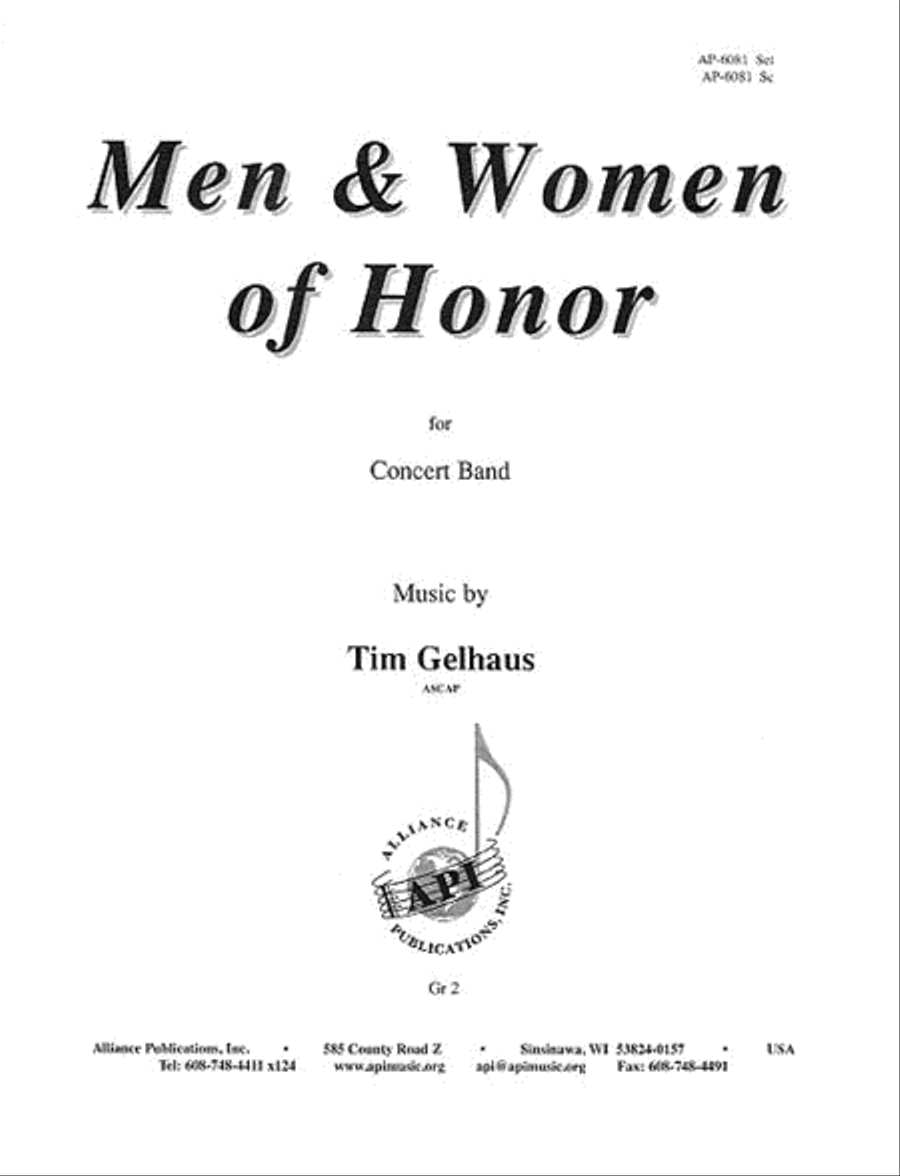 Men & Women Of Honor - Bd - Set