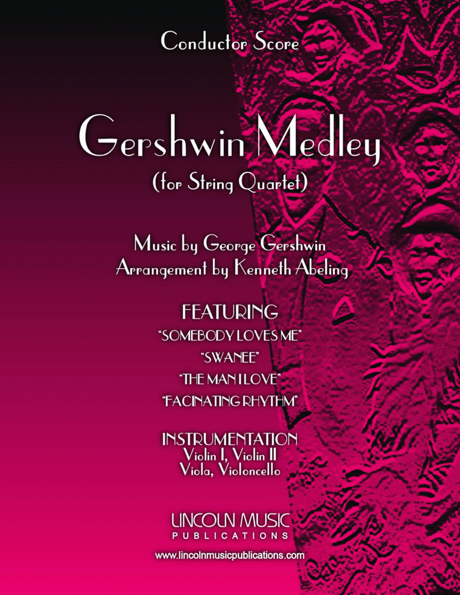 Gershwin Medley (for String Quartet) String Quartet scores gallery preview page 1
