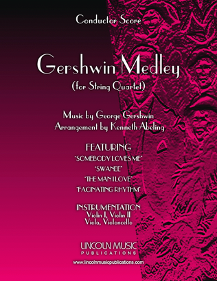 Book cover for Gershwin Medley (for String Quartet)