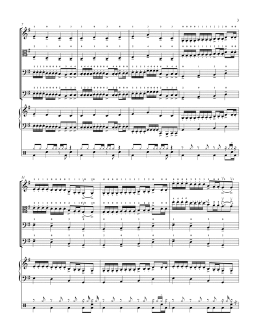 Mosquitozzz String Orchestra scores gallery preview page 3