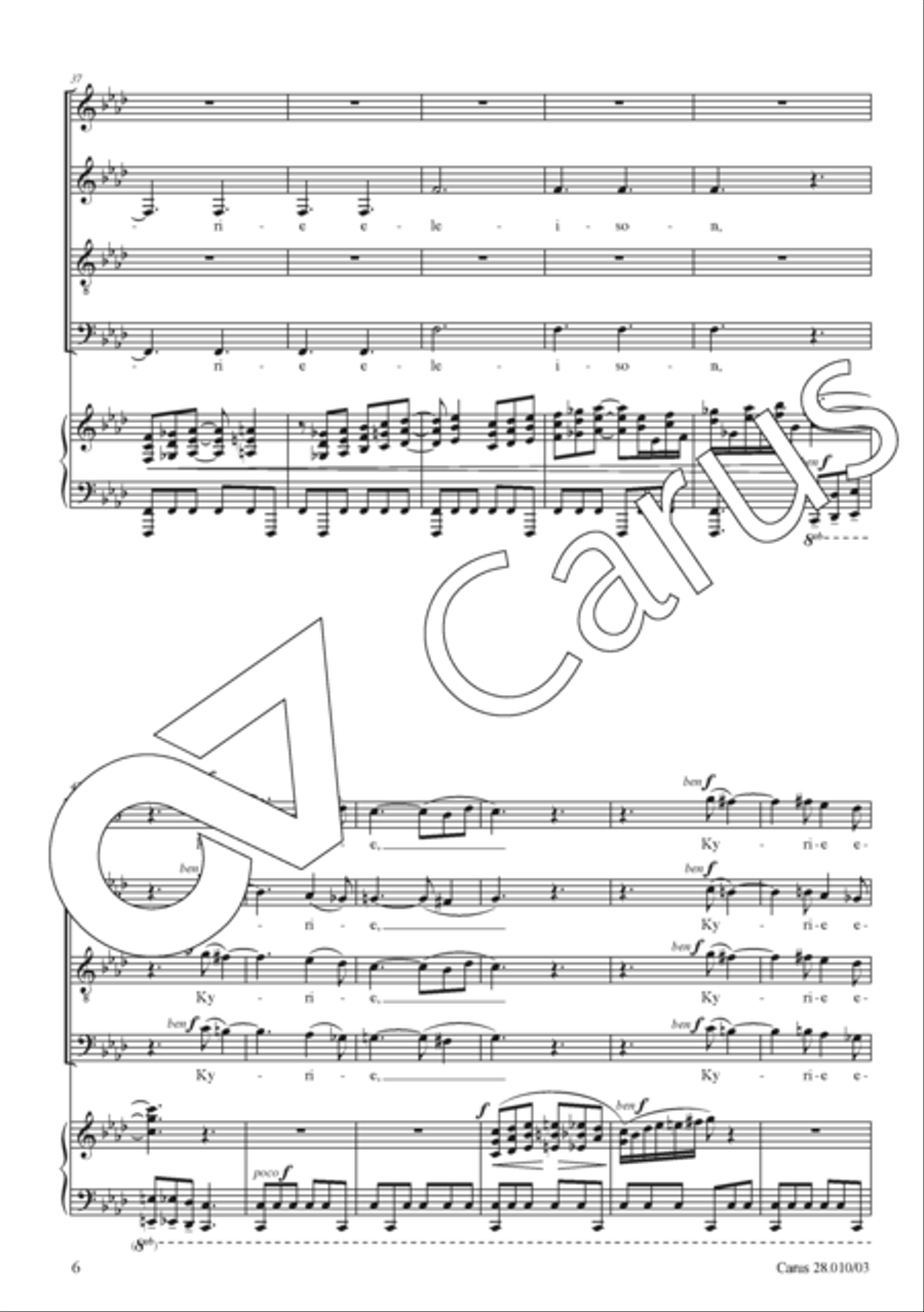 Missa ad maiorem Dei gloriam Divisi scores gallery preview page 7