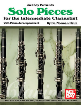 Book cover for Solo Pieces for the Intermediate Clarinetist