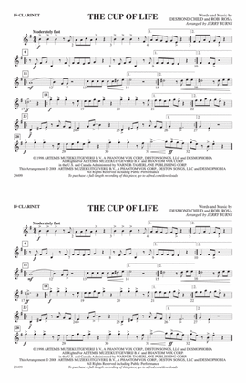 Book cover for The Cup of Life: 1st B-flat Clarinet