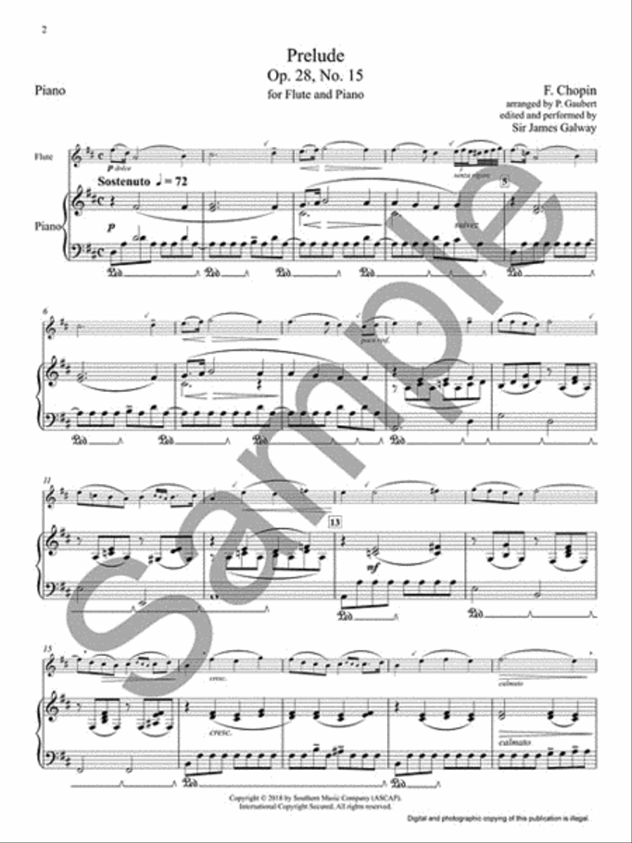 Serenades du Soir Flute Solo scores gallery preview page 3