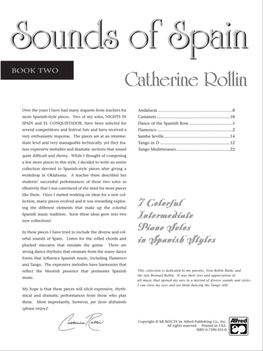 Sounds of Spain, Book 2 Piano Solo scores gallery preview page 5