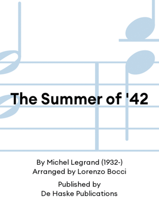 Book cover for The Summer of '42