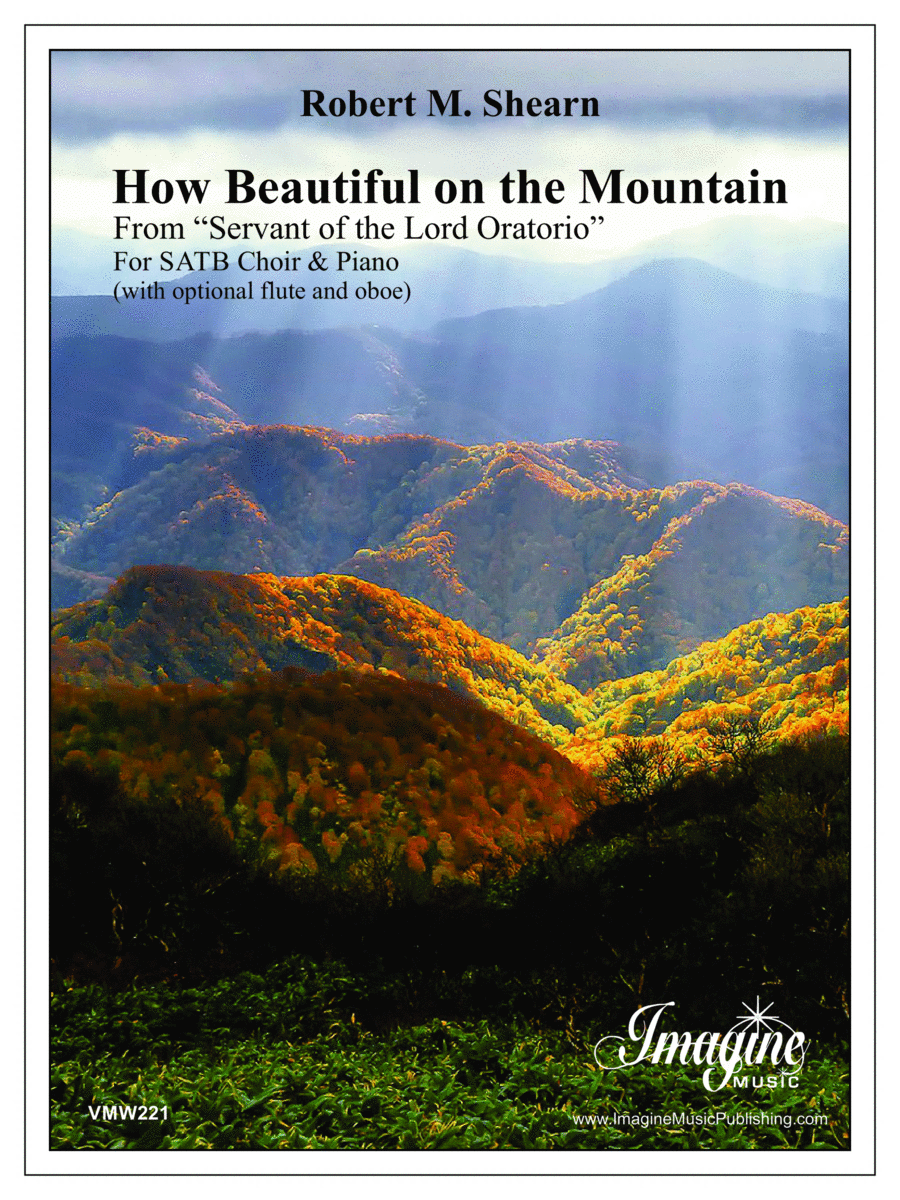 How Beautiful on the Mountain 4-Part scores gallery preview page 1