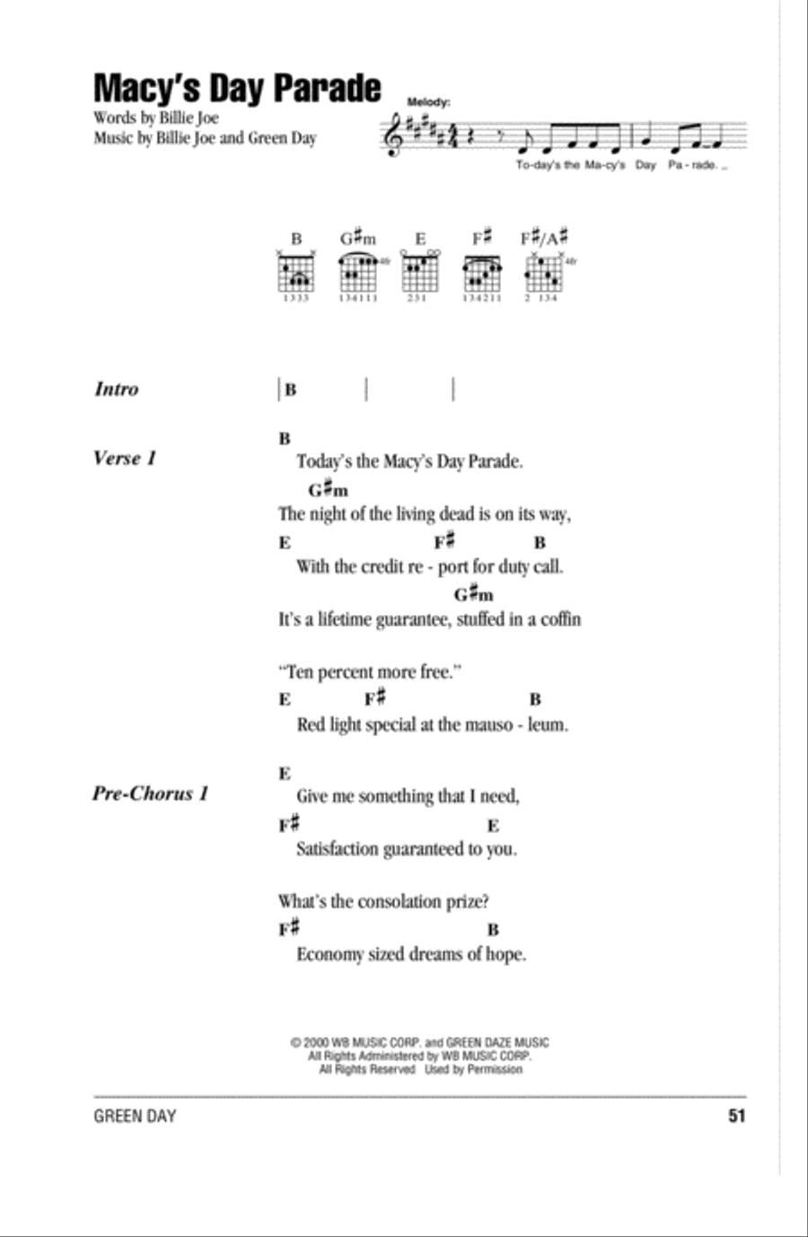 Macy's Day Parade Macy's Day Parade Acoustic Guitar scores gallery preview page 1