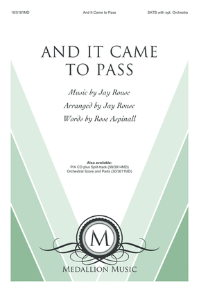 Book cover for And It Came to Pass