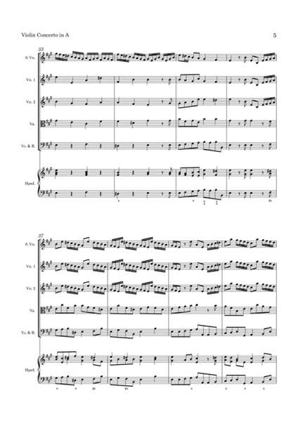 Albinoni Violin Concerto in A for Violin and String Orchestra image number null