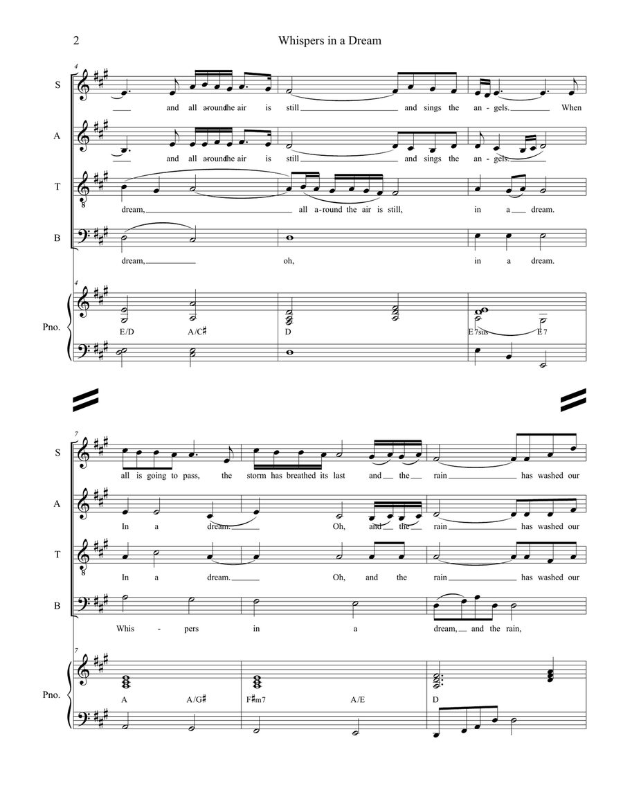 Gabriel's Oboe 4-Part scores gallery preview page 2