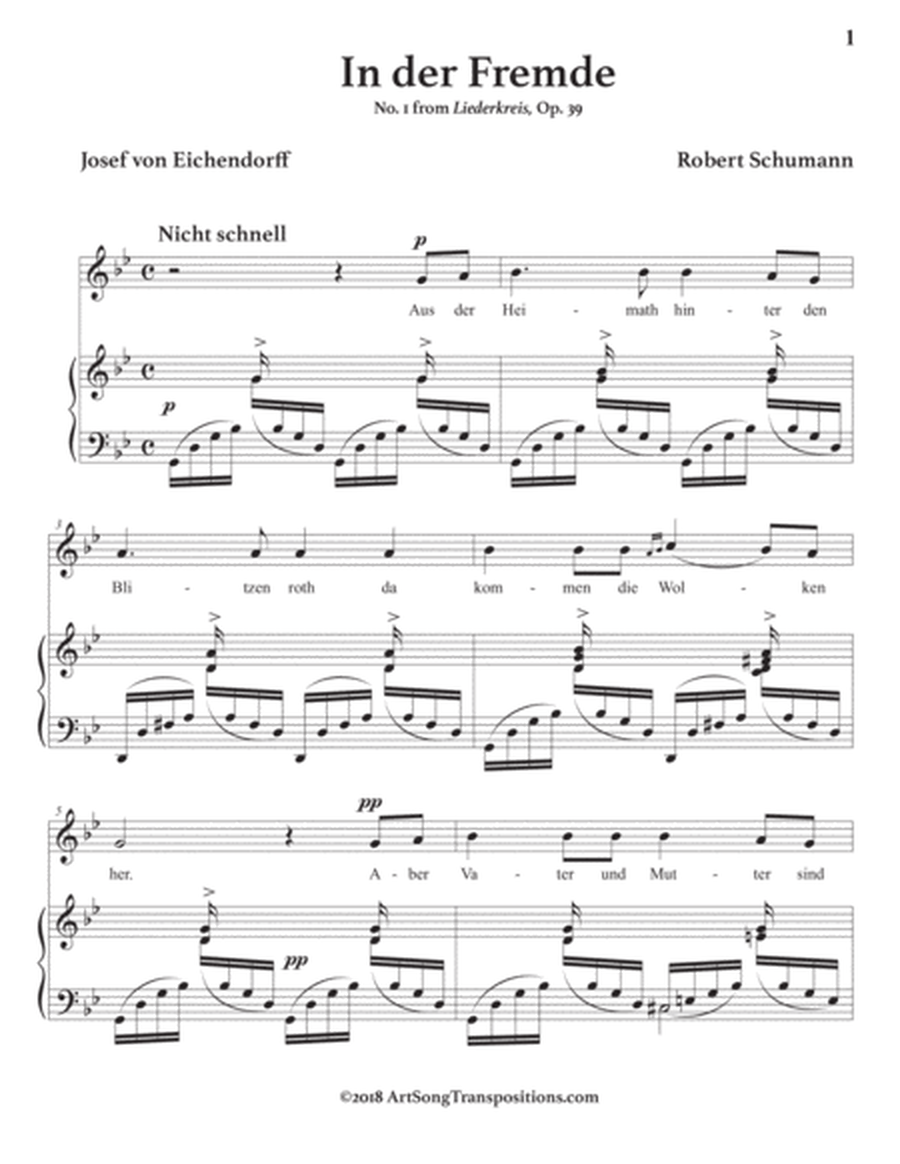 Liederkreis, Op. 39 (in 2 high keys)
