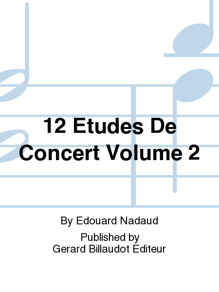 12 Etudes De Concert Volume 2