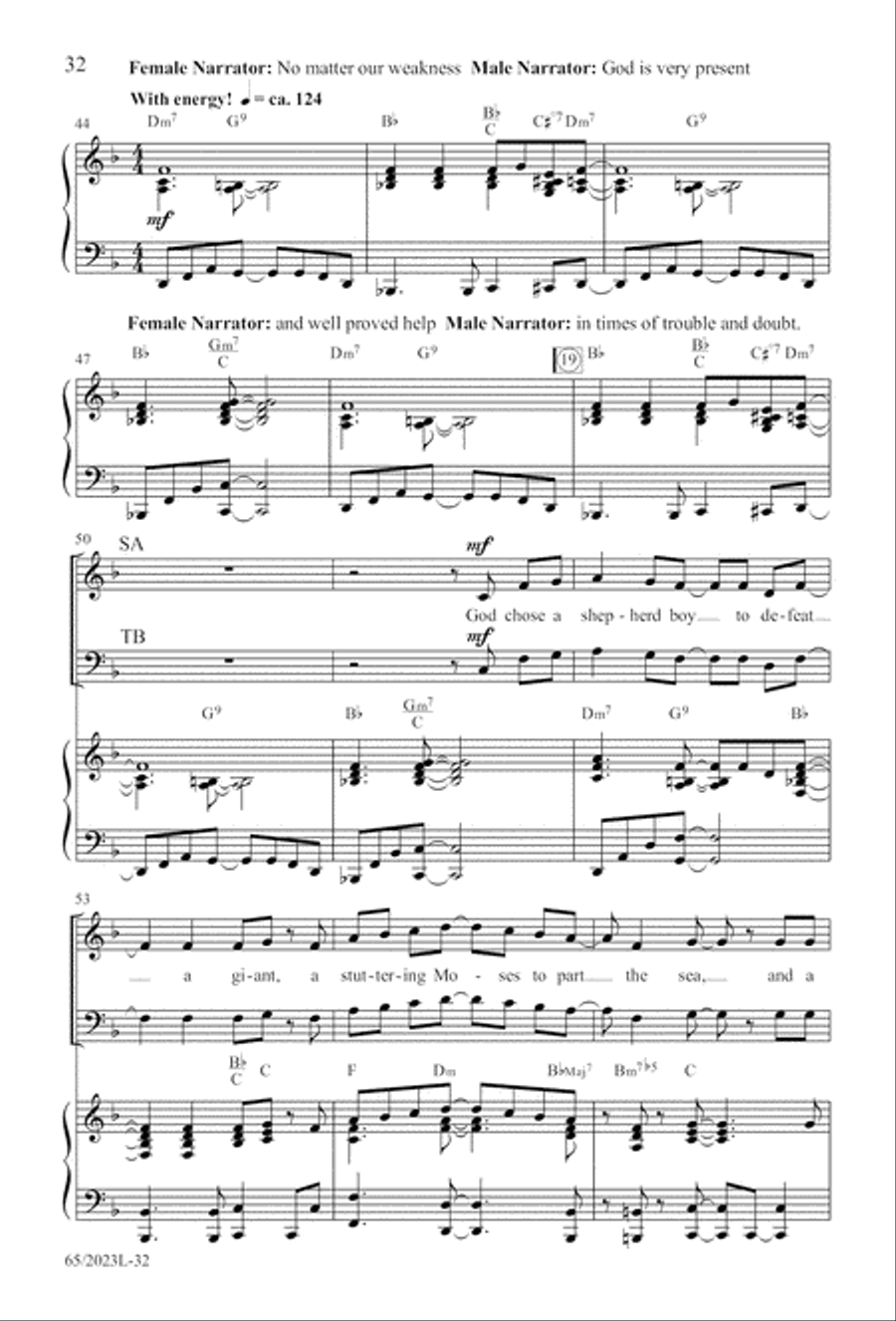 Child of Hope Child of Hope 4-Part scores gallery preview page 33