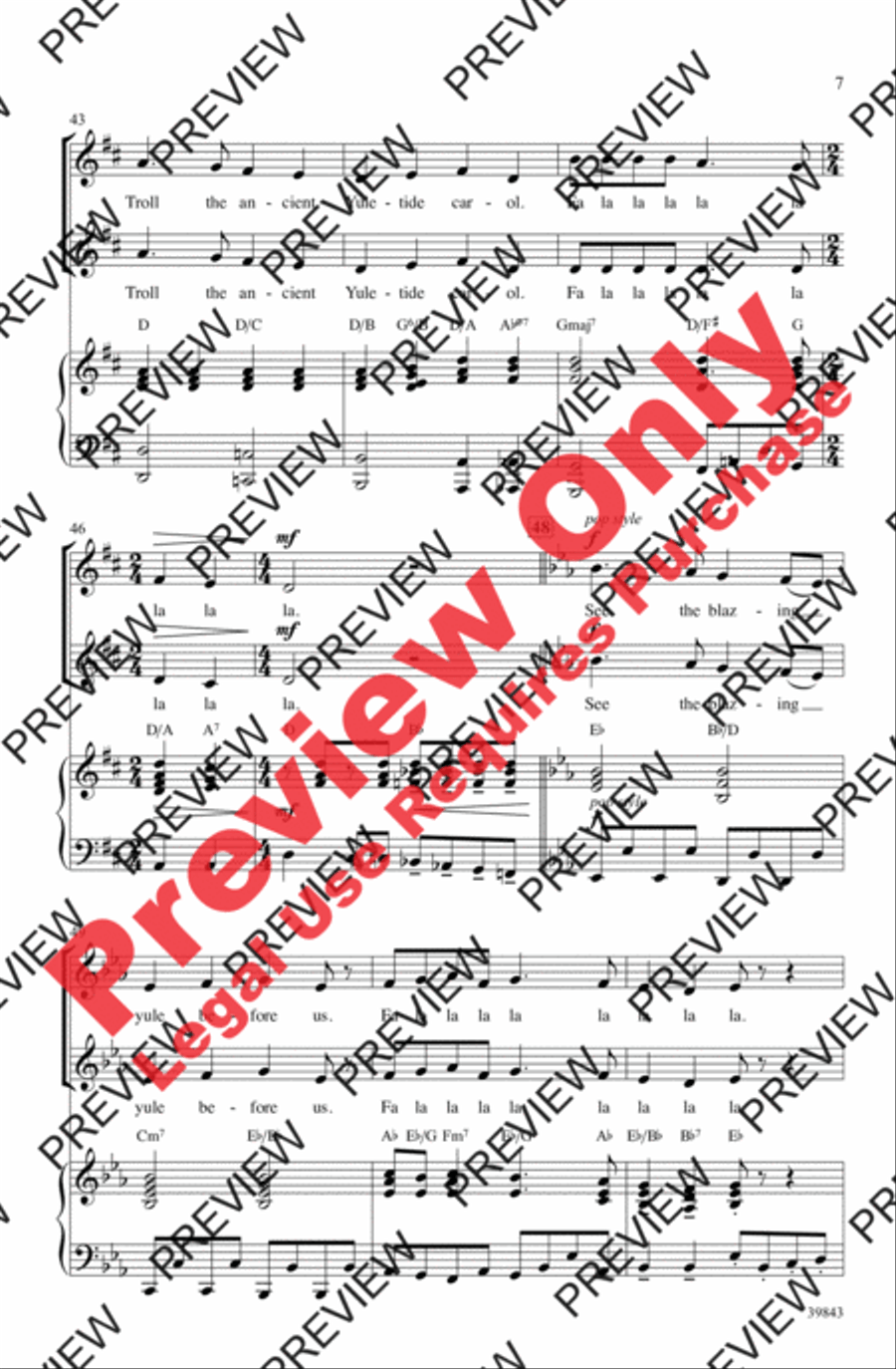 Jolly Jingle Christmas Medley 2-Part scores gallery preview page 26