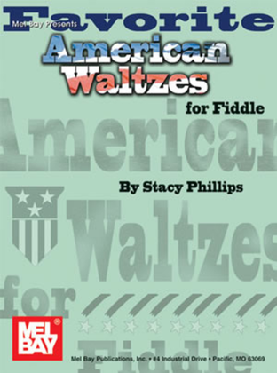 Book cover for Favorite American Waltzes for Fiddle