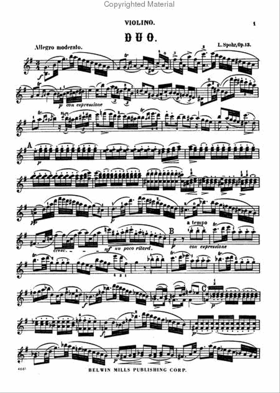 Duet, Op. 13