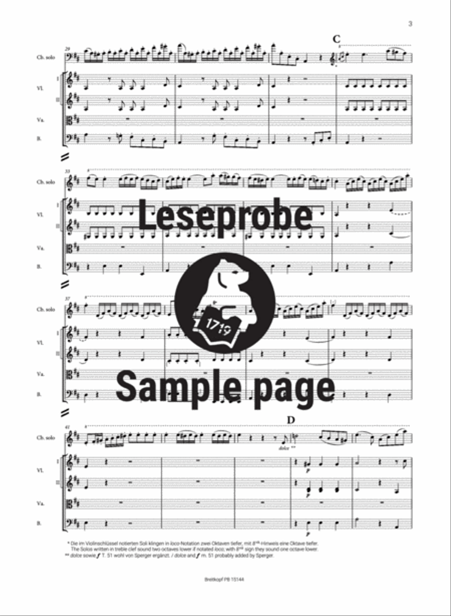 Double Bass Concerto Orchestra scores gallery preview page 4