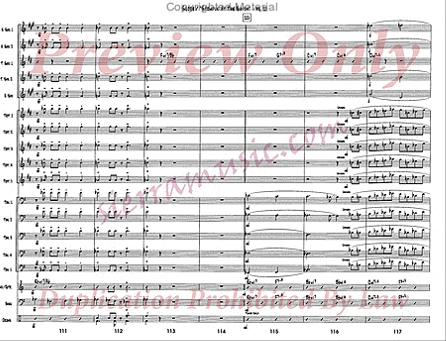 Stompin' At The Savoy Stompin' At The Savoy Jazz Ensemble scores gallery preview page 16